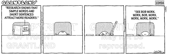 writing cartoons 1049A