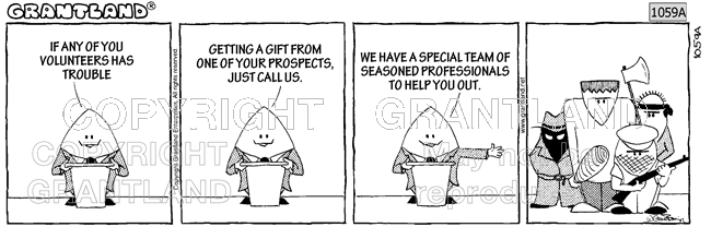 fundraising cartoons 1059A