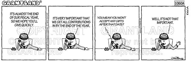 fundraising cartoon 1060A