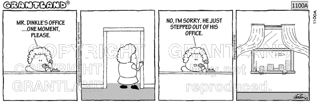 Mr. Dinkle cartoons 1100A