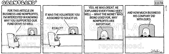 fundraising cartoons 1117A