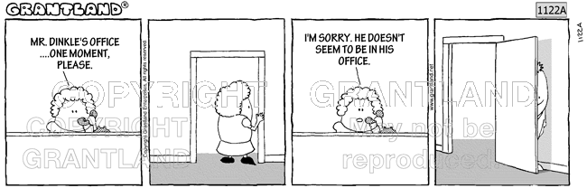 Mr. Dinkle cartoons 1122A