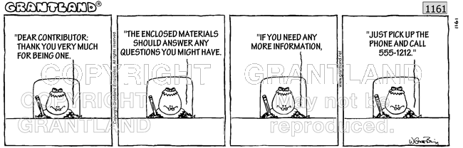 fundraising cartoon 1161
