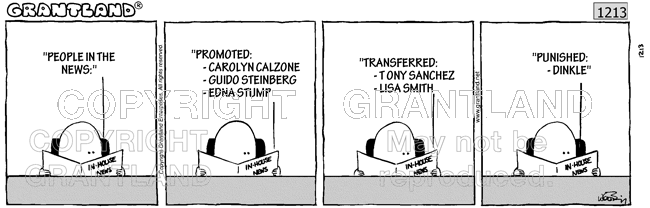 Mr. Dinkle cartoons 1213