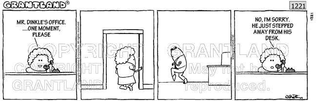 Mr. Dinkle cartoons 1221