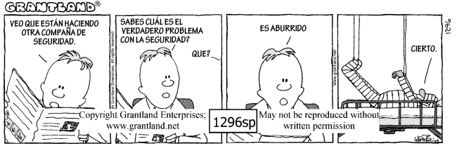 Spanish safety cartoons 1296sp