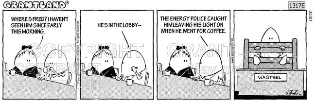 energy conservation cartoons 1317E