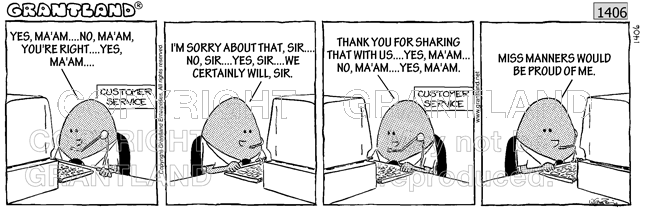 etiquette cartoons 1406