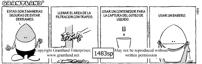 Spanish safety cartoons 1483sp