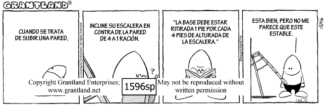 Spanish safety cartoons 1596sp