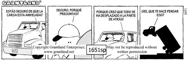 Spanish safety cartoons 1651sp