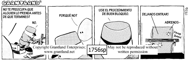 Spanish safety cartoons 1756sp