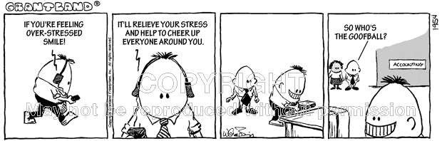 daily business cartoon 1954