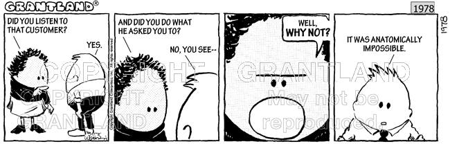 customer service cartoons 1978