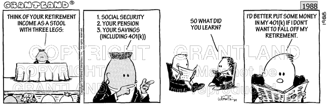 retirement comics 1988