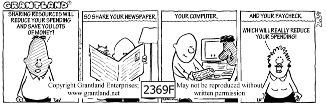 cost savings cartoons 2369F