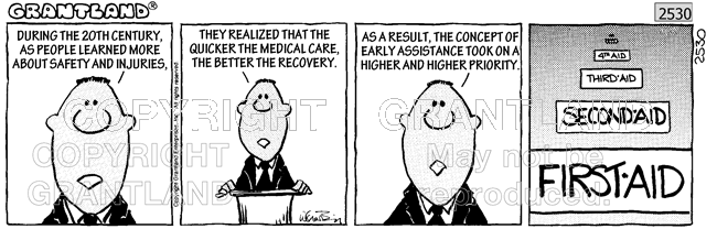 First Aid Cartoon - The O Guide