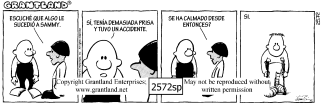 Spanish safety cartoons 2572sp
