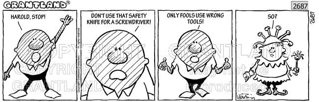 tool safety cartoons 2687