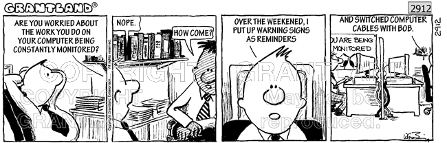 office computer cartoons 2912