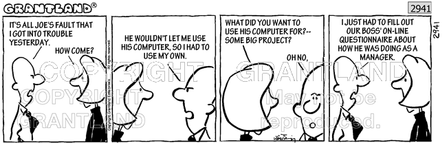 office computer cartoons 2941