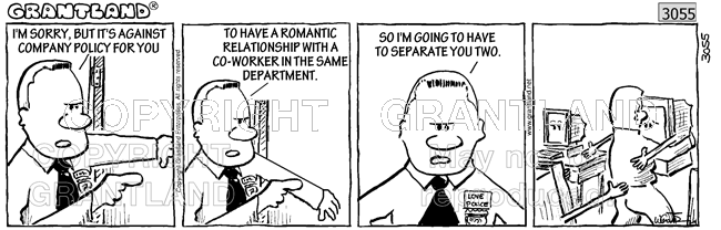 office romance cartoons 3055