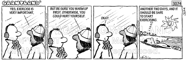 exercise cartoons 3074