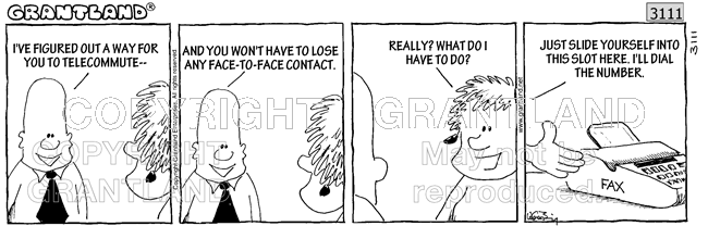 telecommuting cartoons 3111