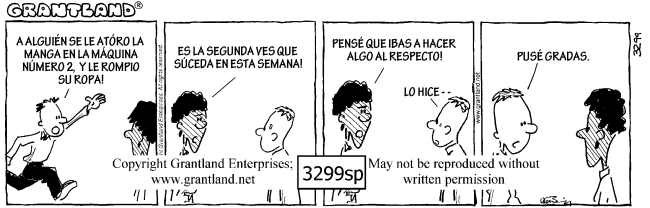 Spanish safety cartoons 3299sp