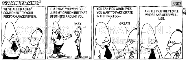 360 degree review cartoons 3303