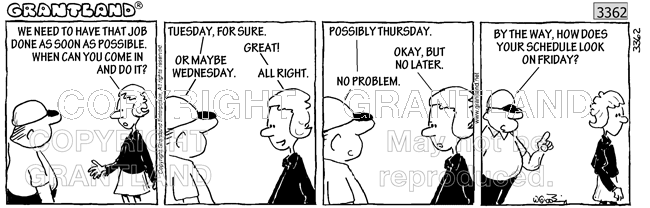 time management cartoons 3362