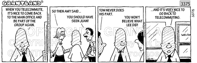 telecommuting cartoons 3375