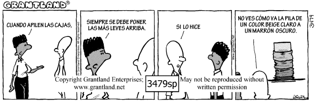 Spanish safety cartoons 3479sp
