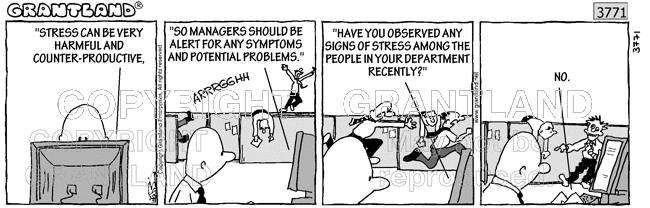 stress cartoons 3771