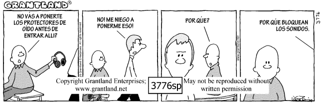 Spanish safety cartoons 3776sp
