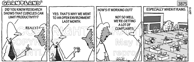 office layout cartoons 3875