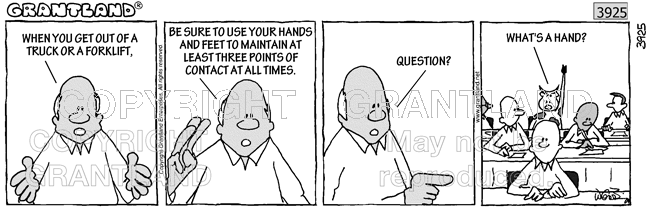 forklift safety cartoons 3925
