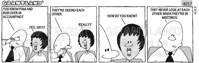 office romance cartoons 4057
