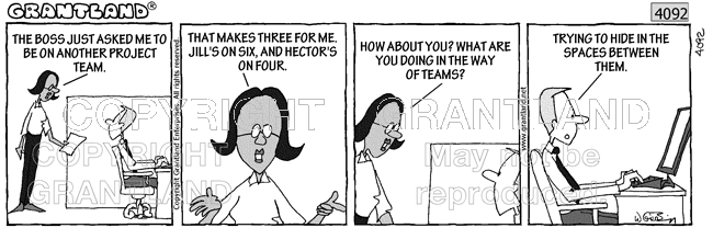 teamwork cartoons 4092
