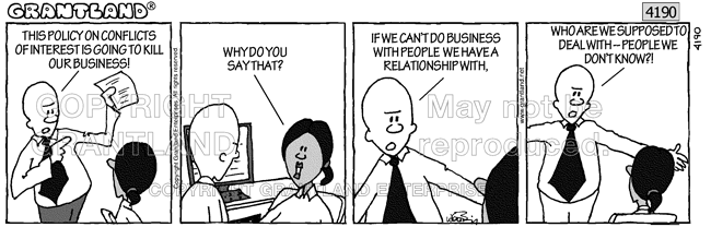 conflict of interest cartoons 4190