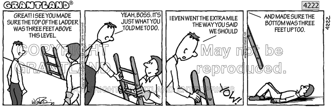 ladder safety cartoons 4222