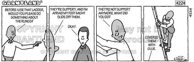 ladder safety cartoons 4224