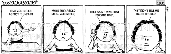 volunteer cartoons 1931