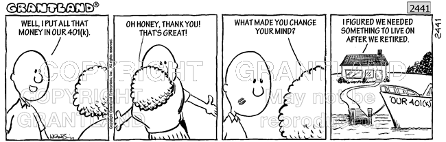 retirement saving cartoons 2441