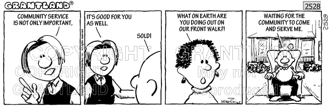 community service cartoons 2528